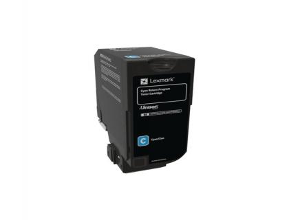 TONER LASER LEXMARK 74C20C0 COULEUR CYAN 3000 PAG