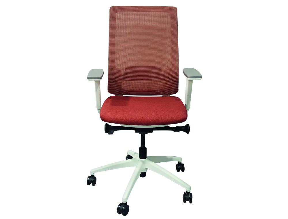 FAUTEUIL ERGONOMIQUE - MTI - RESILLE ALBAN ROUGE