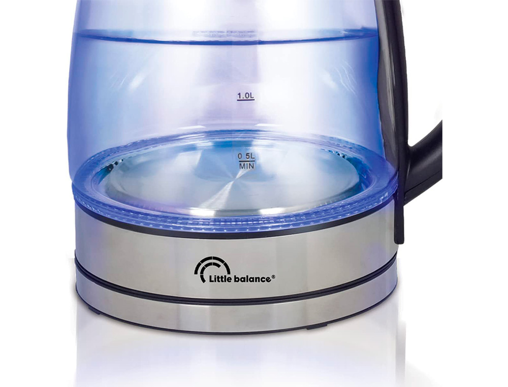 BOUILLOIRE  LECTRIQUE VERRE 1,7L 2000W SANS FIL ANTI      CALCAIRE