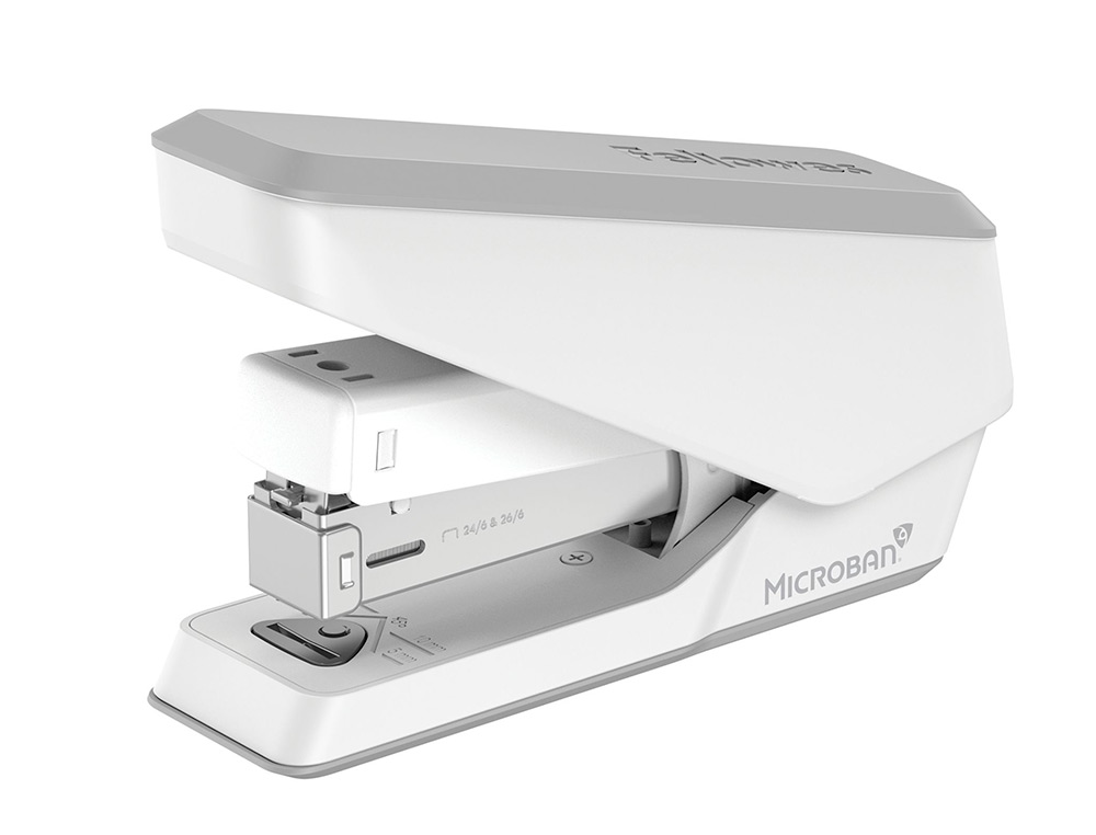 AGRAFEUSE FELLOWES EASY-PRESS LX840 DEMI BANDE 25 FEUILLES  BLANCHE