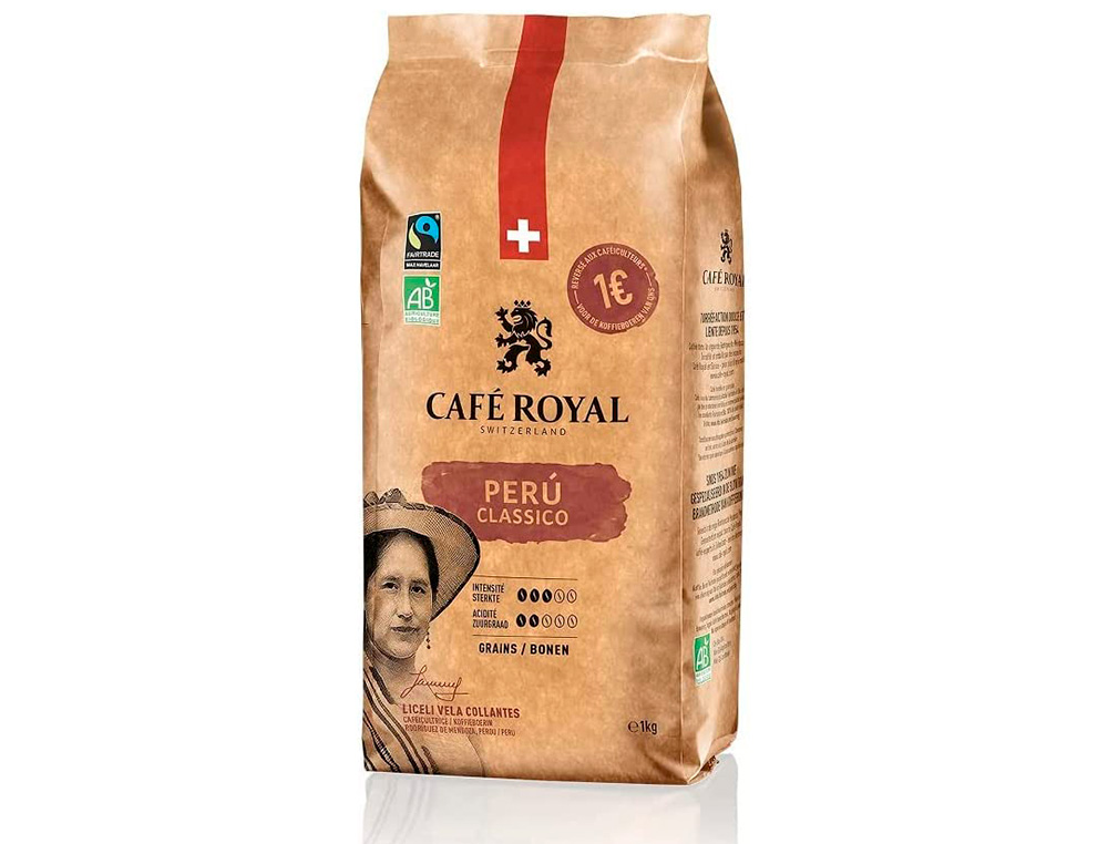 CAFE ROYAL PERU CLASIQUE SACHET EN GRAIN 1 KG