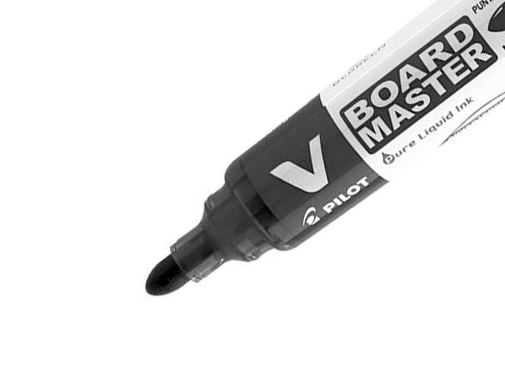 MARQUEUR PILOT V BOARD MASTER RECHARGEABLE POINTE OGIVE TRAC 2MM ENCRE LIQUIDE BASE ALCOOL COULEUR VIVE NOIR