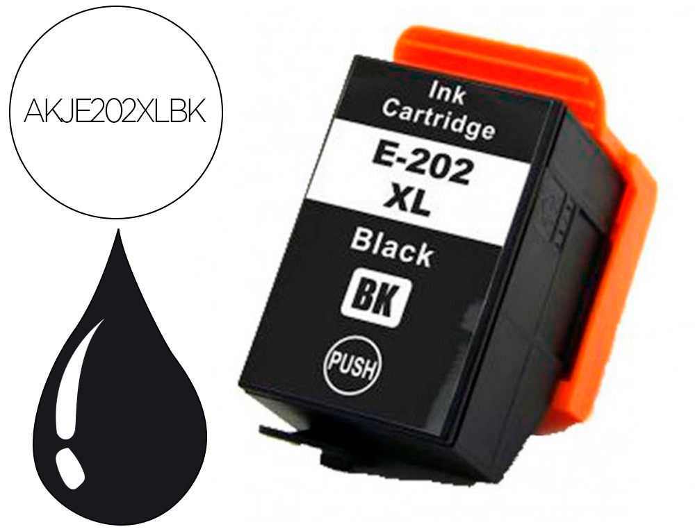 CARTOUCHE HYPERBURO JET ENCRE COMPATIBLE EPSON 202 XL BK