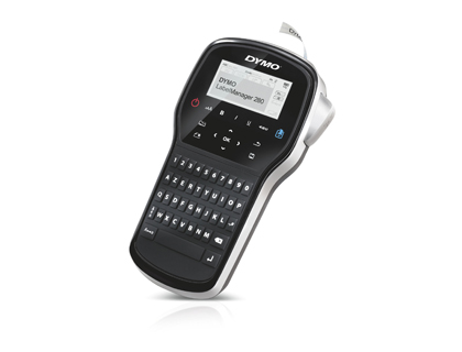 TITREUSE DYMO LABEL MANAGER 280P CLAVIER AZERTY 3 POLICES 6 TAILLES 7 STYLES 8 BORDURES 222 SYMBOLES 190X89X240MM