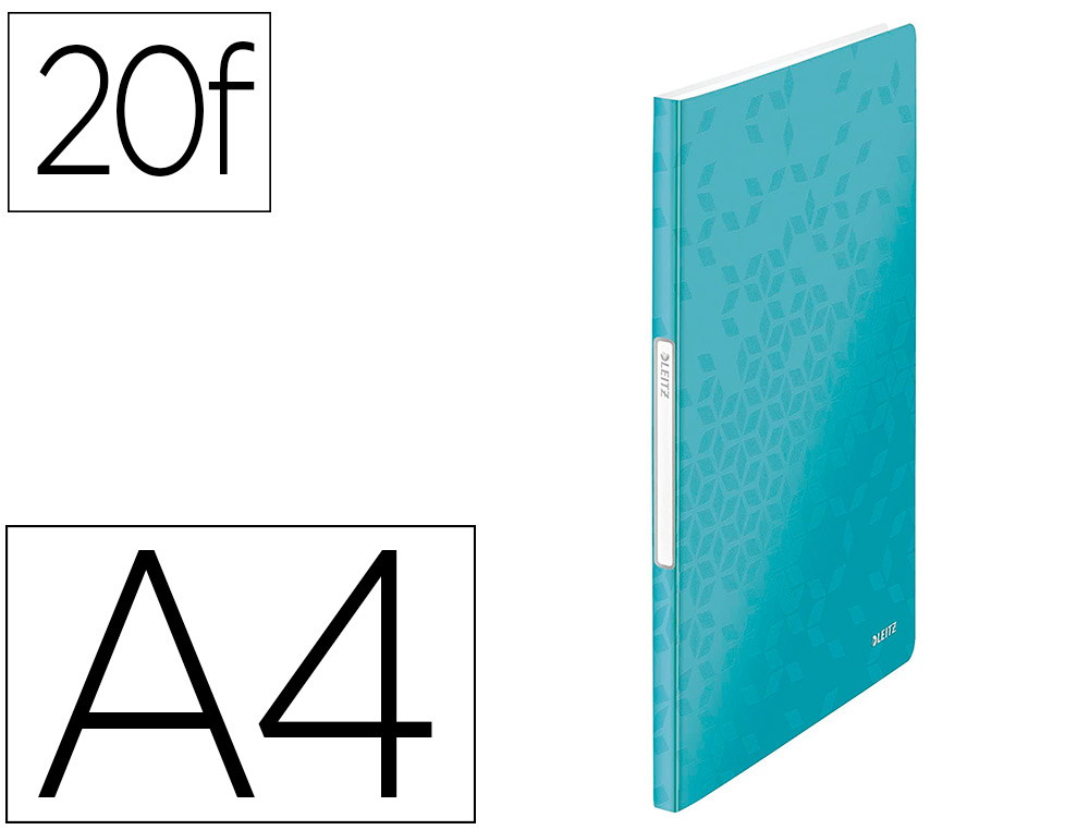 PROTGE-DOCUMENTS ESSELTE WOW 20F POLYPROPYLNE COLORIS MENTHE