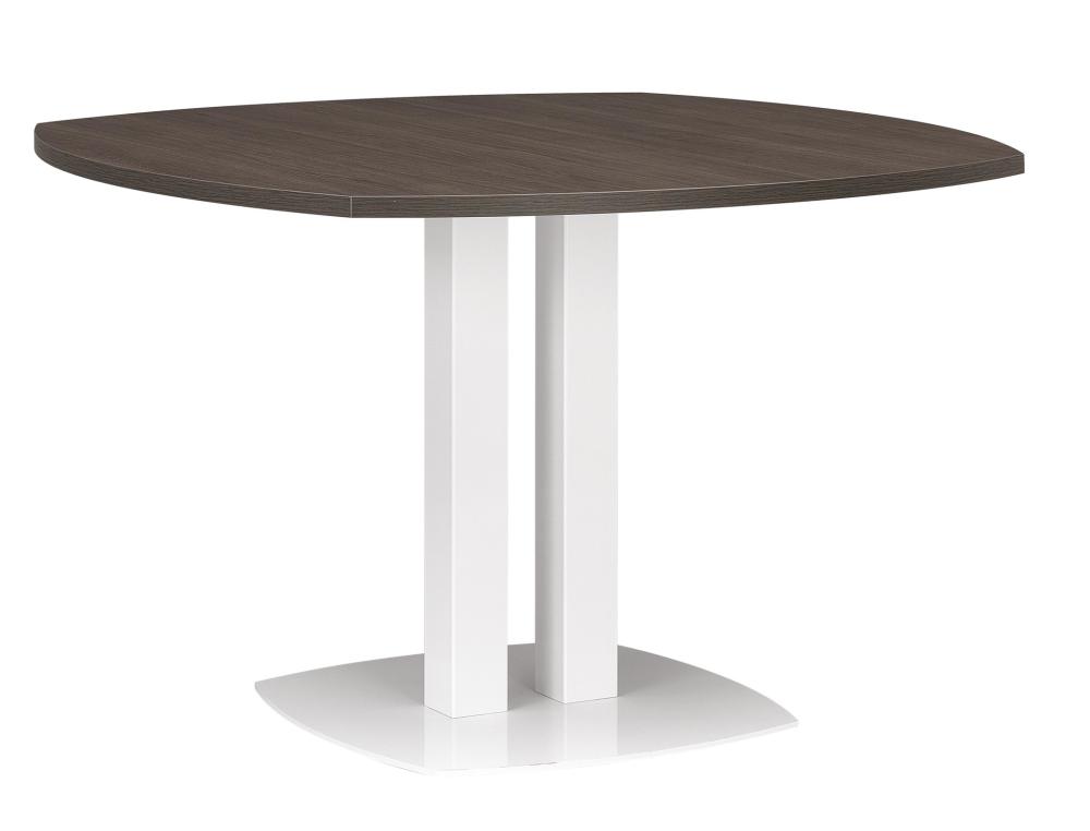 GAU.TABLE RONDE XENON CHENE TABLE DE CONFRENCES 4 COTS COURBES - CHNE ROYAL