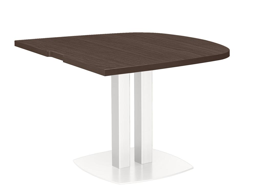 GAU.TABLE DEMI OVALE XENON CHETABLE DE CONFRENCES 1/2 OVALE - CHNE ROYAL