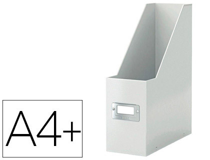PORTE-REVUES LEITZ CLICK&STORE POLYPROPYLNE PLASTIFI PLIABLE 103X330X253MM PORTE-TIQUETTE COLORIS BLANC