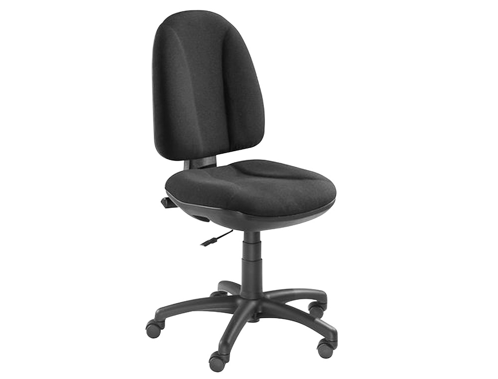 SIEGE DACTYLO MT INTERNATIONAL 401 REVETEMENT  TISSU DOSSIER REGLABLE EN     HAUTEUR ET INCLINAISON PAR