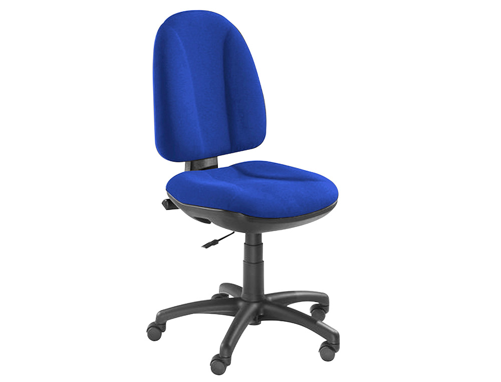SIEGE DACTYLO MT INTERNATIONAL 401 REVETEMENT  TISSU DOSSIER REGLABLE EN     HAUTEUR ET INCLINAISON PAR