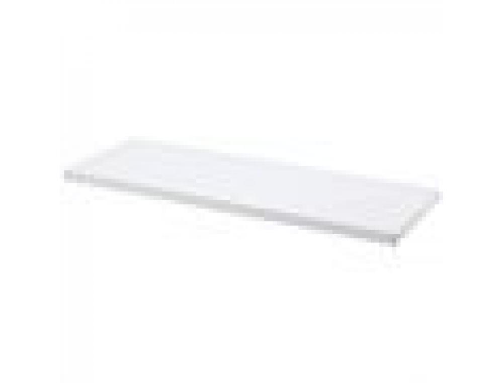 BRE.TABLETTE ARM.RIDEAU L.120BTABLETTE SUPPLMENTAIRE BLANCHE POUR ARMOIRE  RIDEAUX LONGUEUR 120 CM