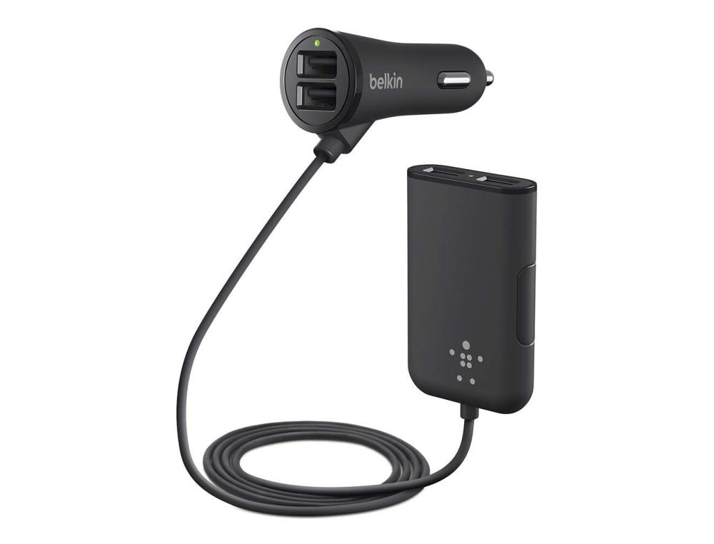 CHARGEUR VOITURE 4XUSB BELKIN CHARGEUR ALLUME CIGARE ROAD ROCKSTAR 4 PORTS USB BELKIN